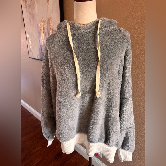 Teddy Sherpa oversized sweatshirt - Picture 7 of 10